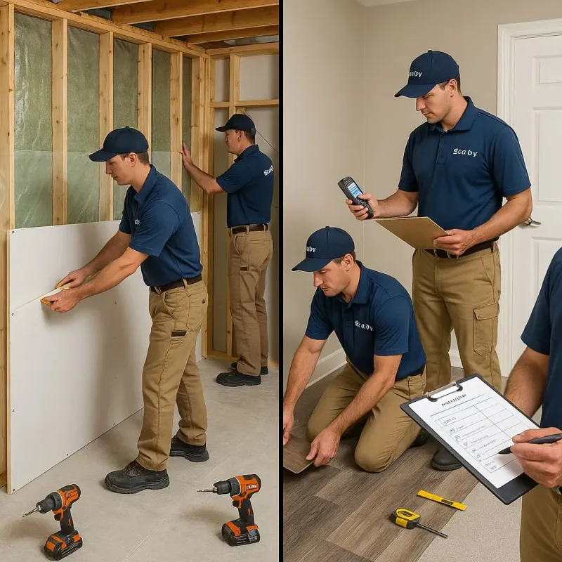 Repairs and Reconstruction process in Bond County, IL